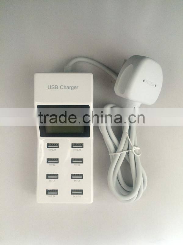 USB power adaptor with 8 USB ports
