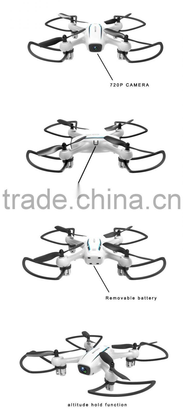 Unique design 6 axis gyro rc drone with 720P camera and PFV