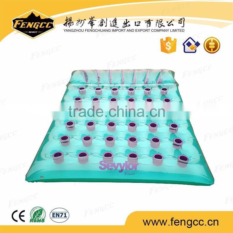 CE certificate PVC big inflatable beach airbed outdoor pool bed