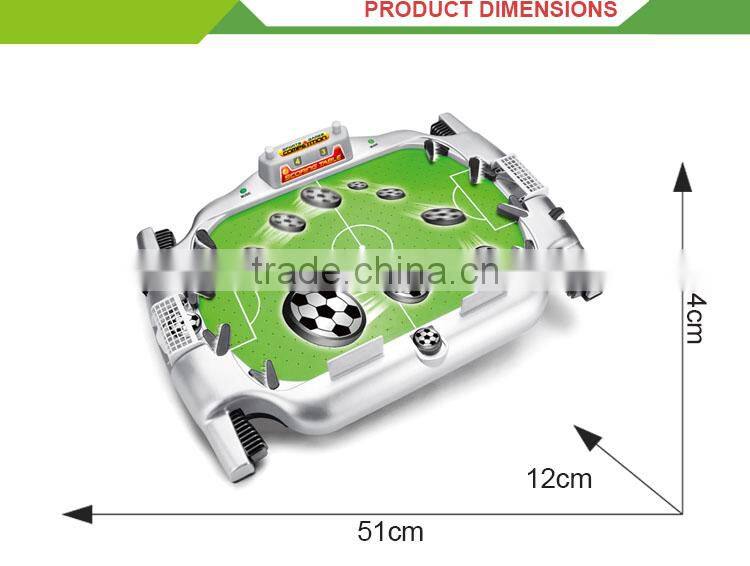 Best selling mini soccer board music hand toy play a football game