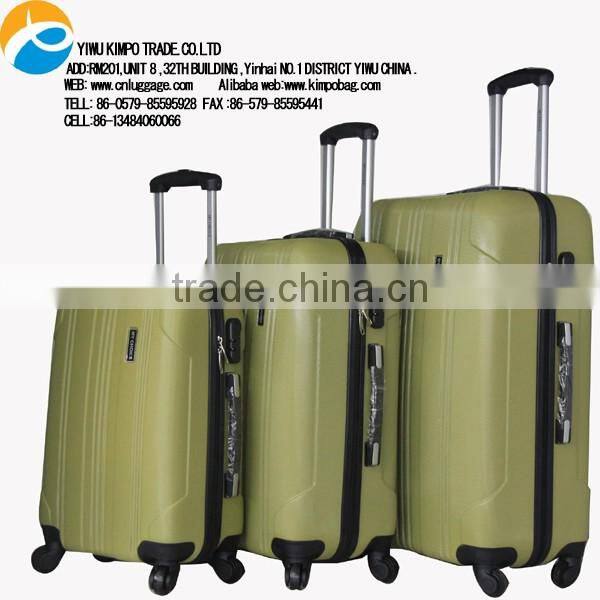 Latest abs luggage trolley case