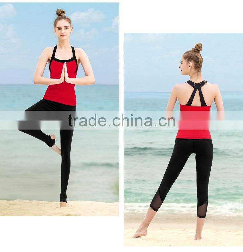 plain X back sex tank tops sports