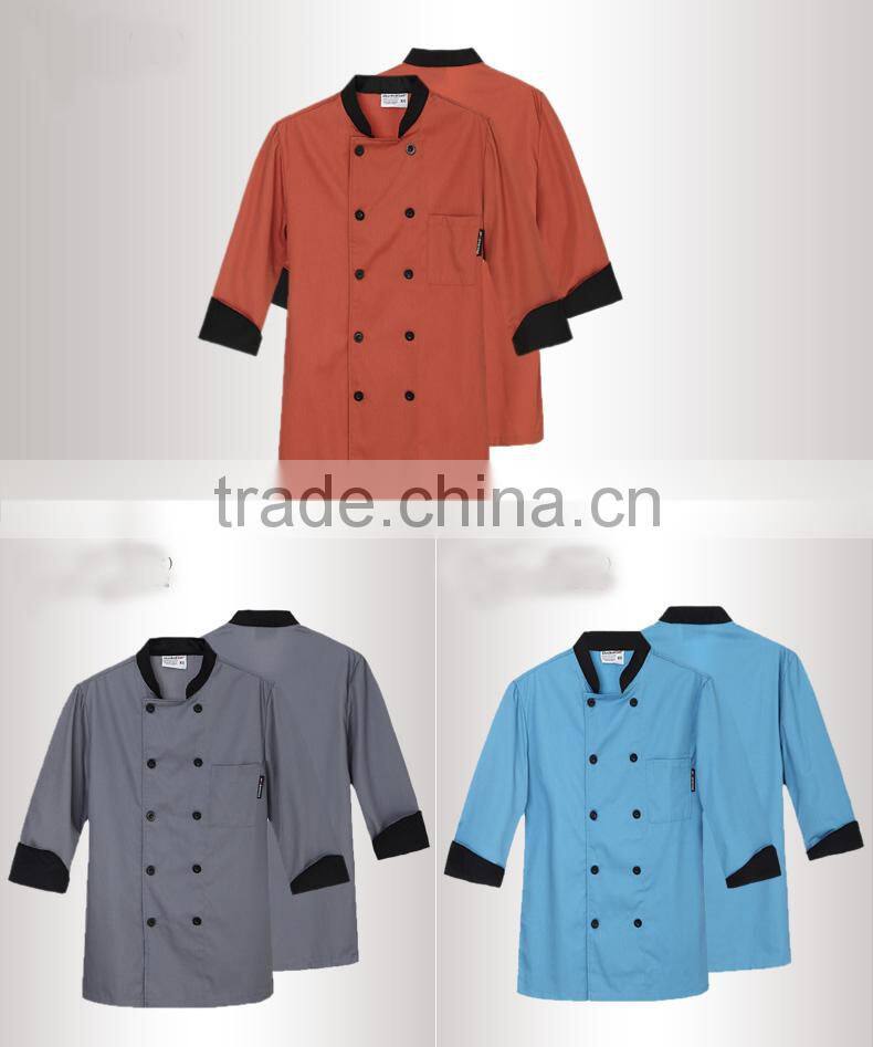 oem kitchen cotton chef coat uniform direct supplier