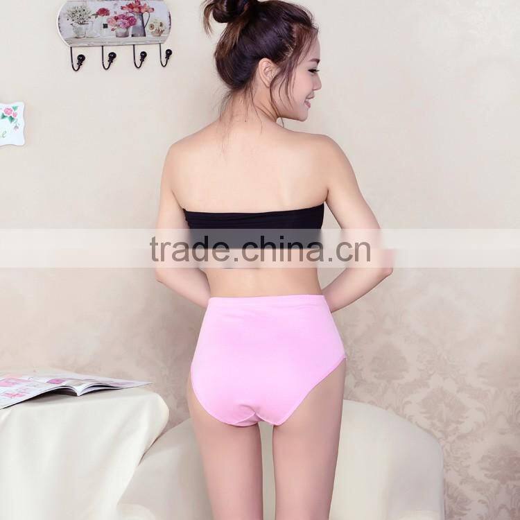 Cute polyester cotton comfortable high waist maternity panties comfortable fashion plus size women panties