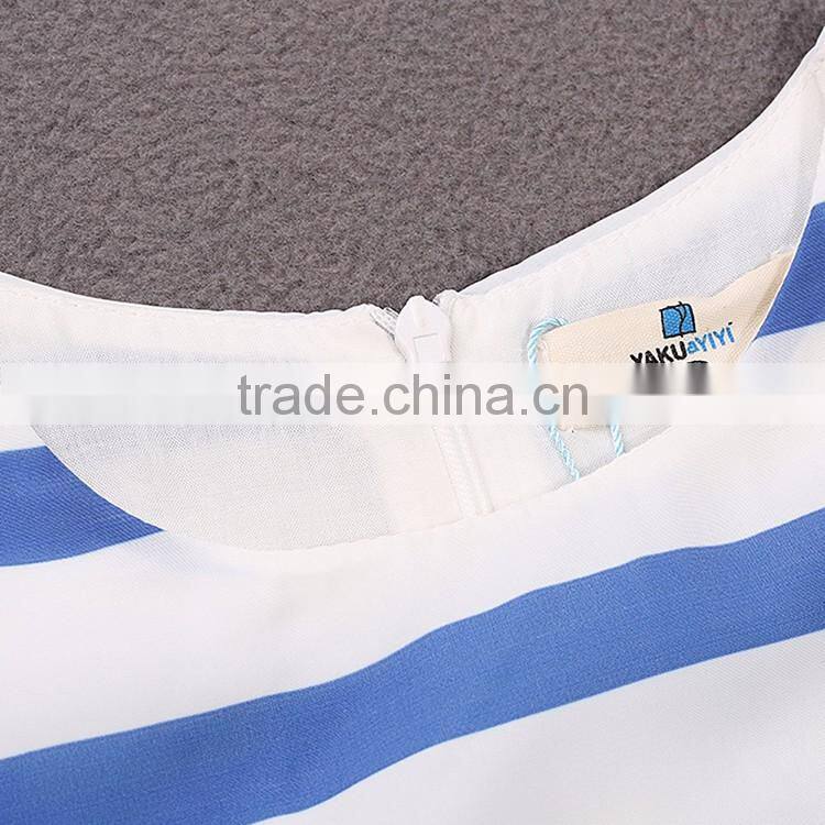 YAKUYIYI Girl Multi Color Dog Printed Sleeveless Flaring Dress