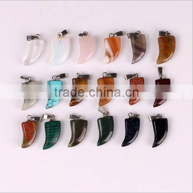 wire wrapped Amethyst quartz stone pendant charms wire wrapped gemstone charms druzy stone pendant for jewelry component 2016