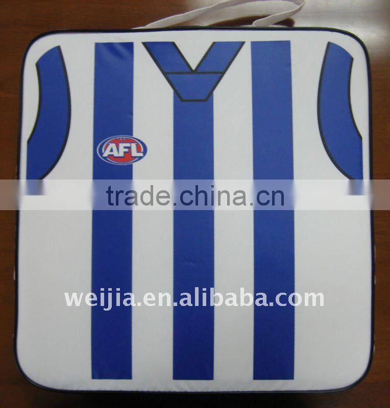 square shape pvc stadium seat cushion