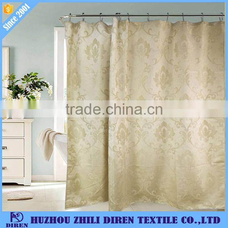 China Supplier Mildewproof Durable Hotel Shower Curtain