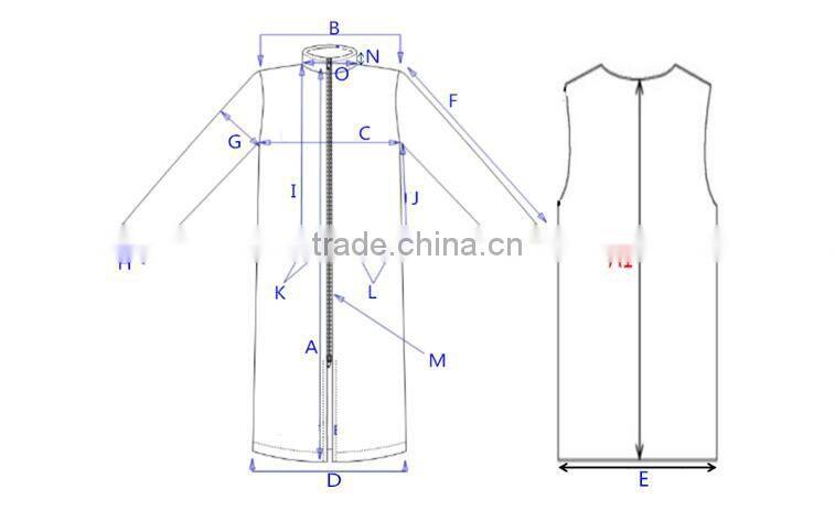 OEM Supply Zipper Style Bride robe