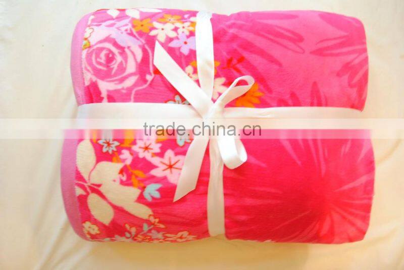 Customized printing fleece blanket