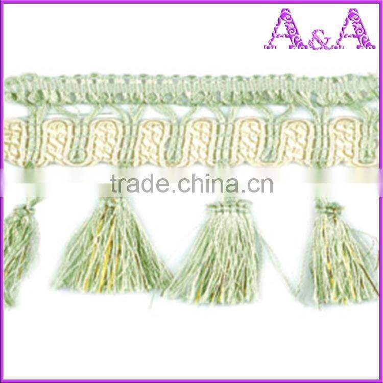2016 Custom wholesale newest style Fashion genuine leather tassel fringe