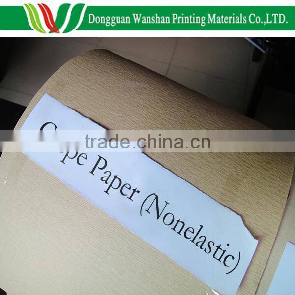 White/brown crepe paper machine, 115 g kraft paper, 300 meters per craft paper roll