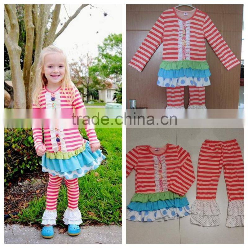 multicolor shirt ruffle shorts summer easter rabbit girls outfit clothes