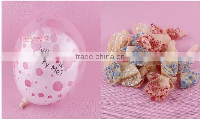 12inch Polka Dot Printed Party Wedding Decorate Latex Balloon