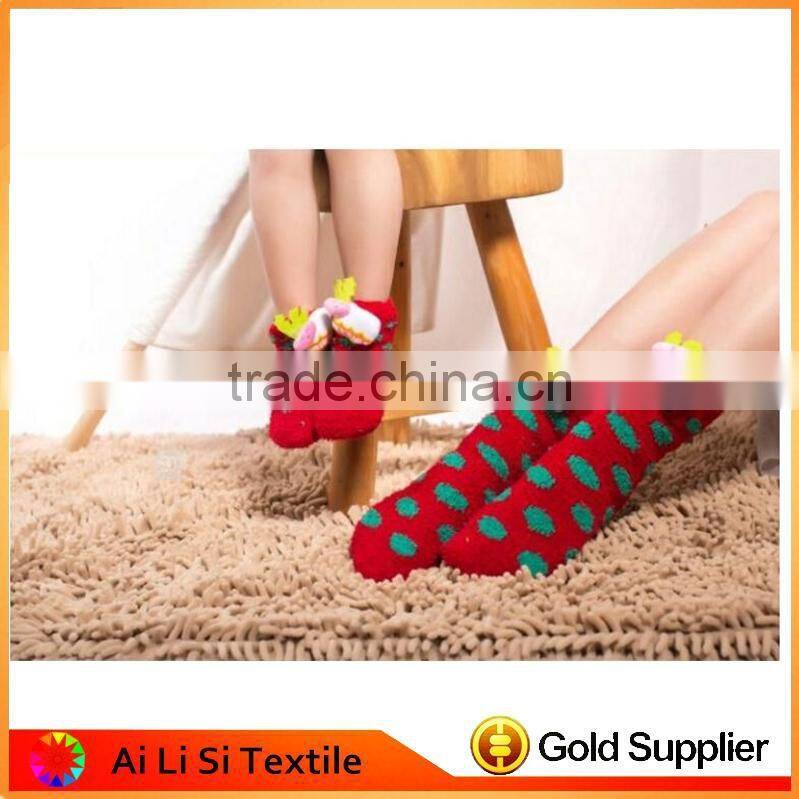 Wholesale Christmas Slipper Socks, Slipper Socks With Rubber Sole,Kids Christmas Socks