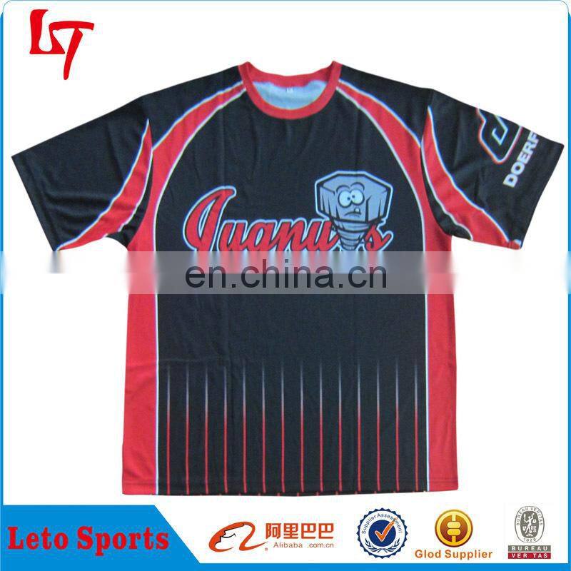 Wholesale plain youth baseball t shirts with top quality