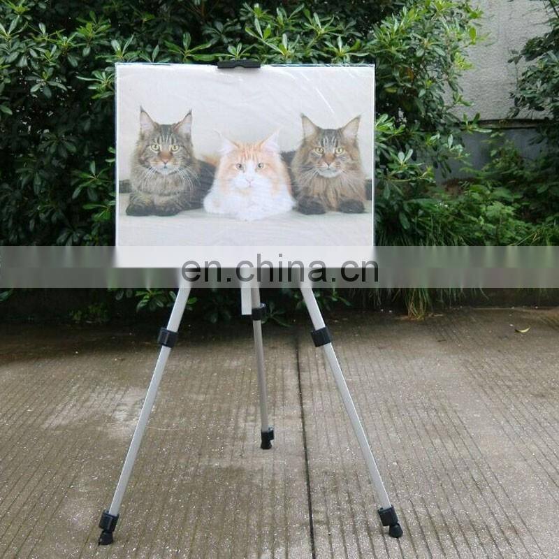 Silver or Black Aluminum alloy Finish Tripod Easel