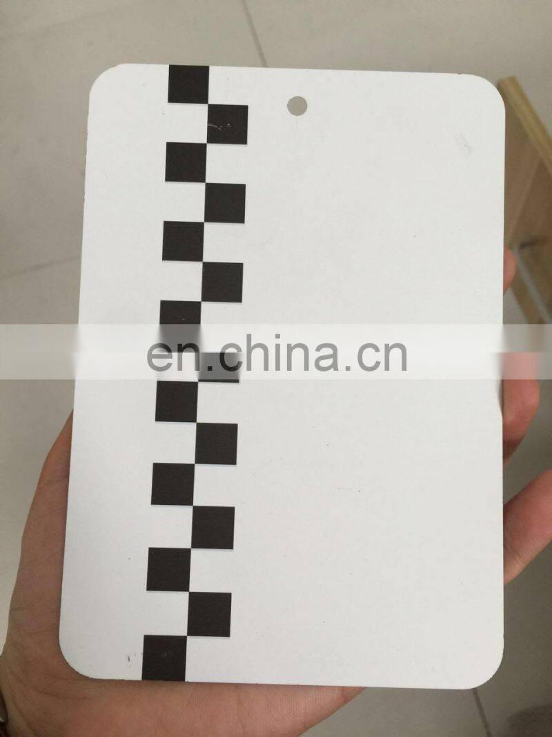 Cardboard spray out cards paint spray out card