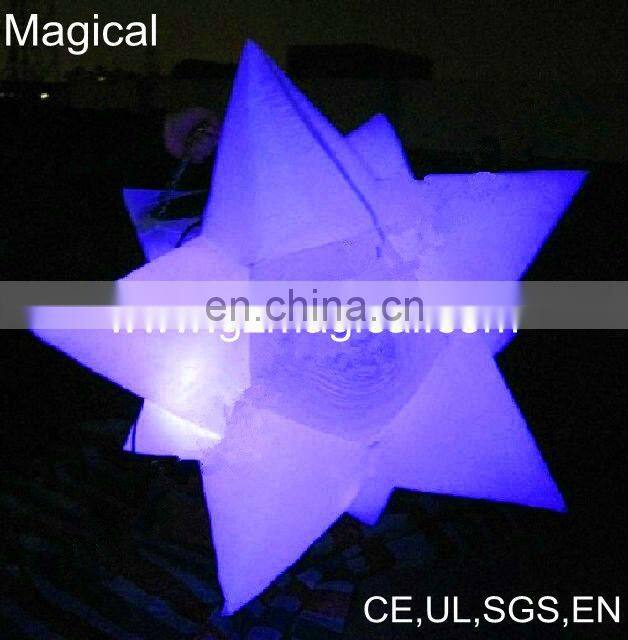 Inflatable flowers party decoration with LED