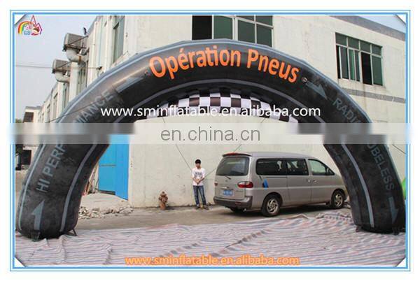 Factory price giant tyre inflatable sports air arch,inflatable tire arch,advertising inflatable arch for sale