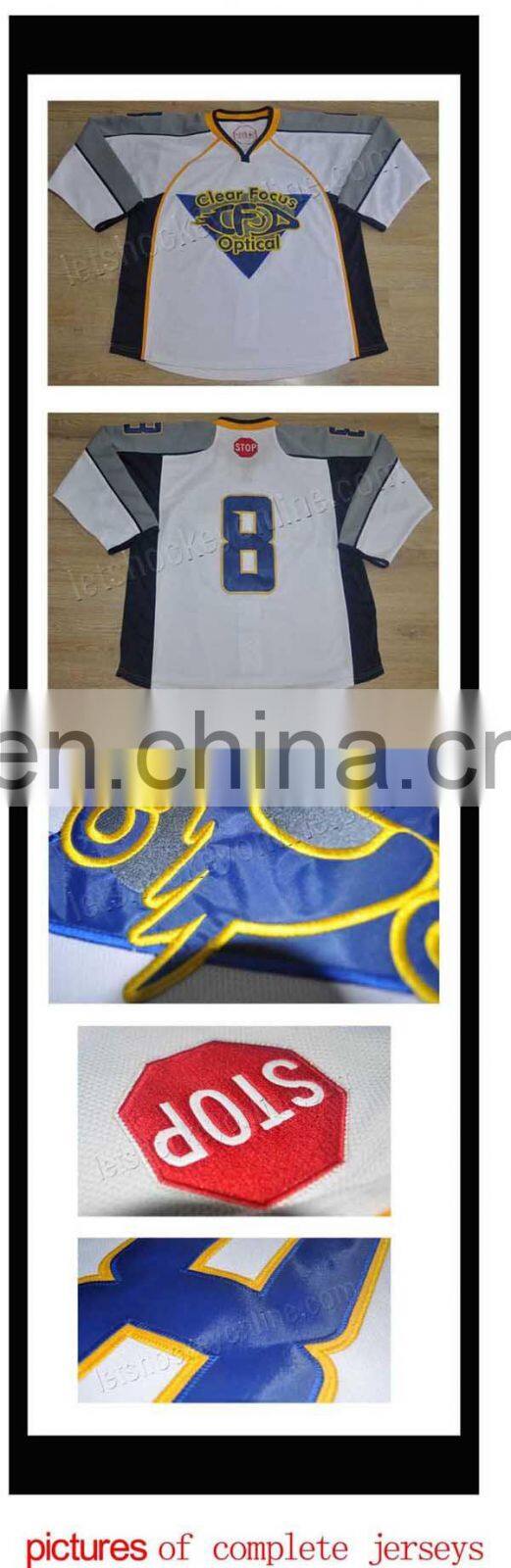 customized hockey jerseys 100% polyester team jerseys #37