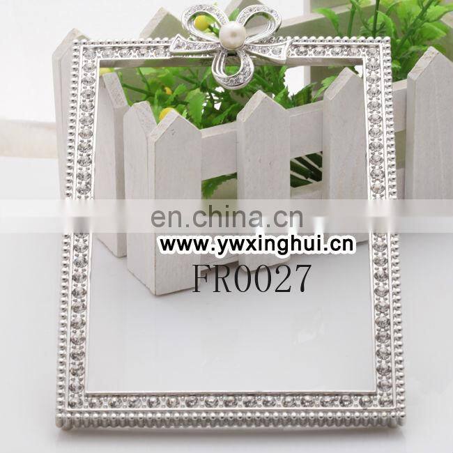 Shining love flower rhinestone photo frame, funny photo frame 2014, wedding photo frame