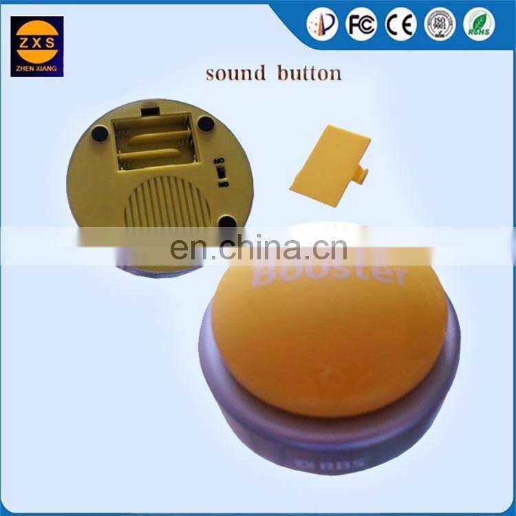 2016 Wholesale retail exit led push button light sound box