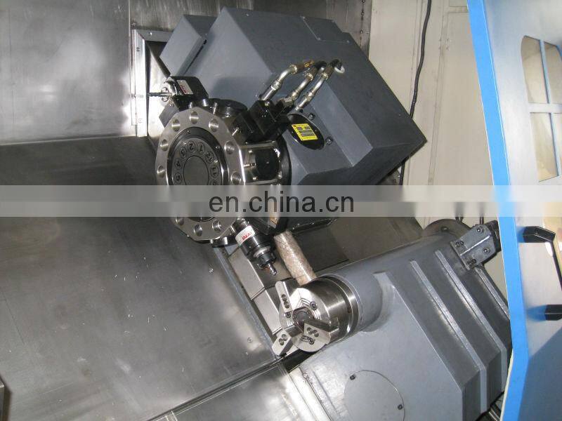 CNC350A cnc combination lathe milling machine /double spindle cnc with driven tools