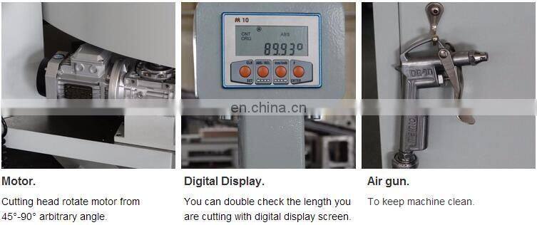 2016 Delta System Double Head Miter Saw CNC Aluminium Profile Cutting