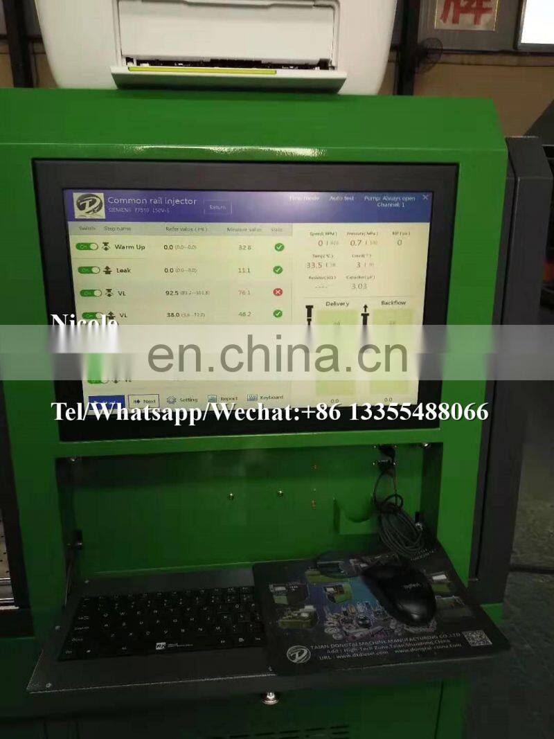 Common Rail  and HEUI Injector And Pump Tesr Bench with QR Coding and BIP Function CAT8000