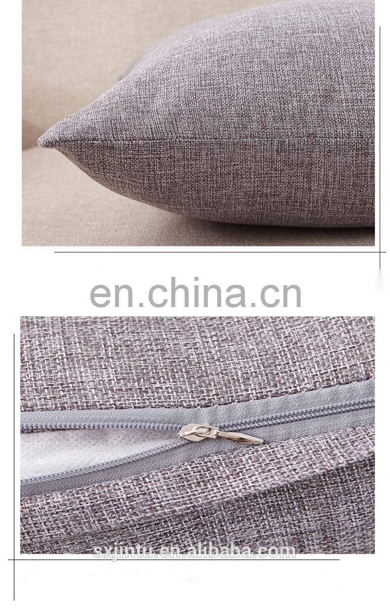 Home Decor Wear-resistant Custom print cotton Linen Throw Cushion Cover
