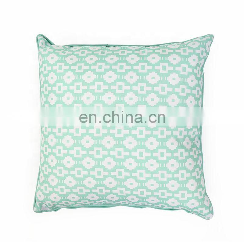 Custom Printed cushion garden waterproof outdoor throw pillows cushion covers for Tent Park Couch