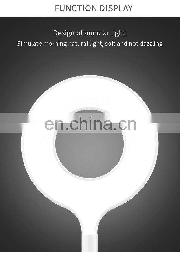 Bedroom led desk lamp with pen holder flexible usb table Touch dimmable multi-functional rechargeable bending table lamp led