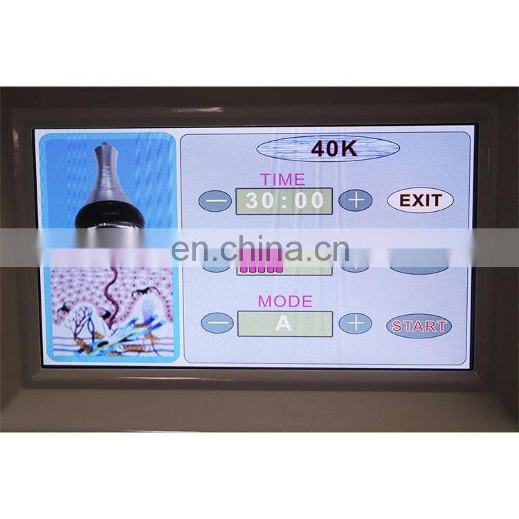 Top selling 6in1 RF Vacuum Cavitation System Machine Portable Fat reduction body shaper Ultrasonic Cavitation slimming machine