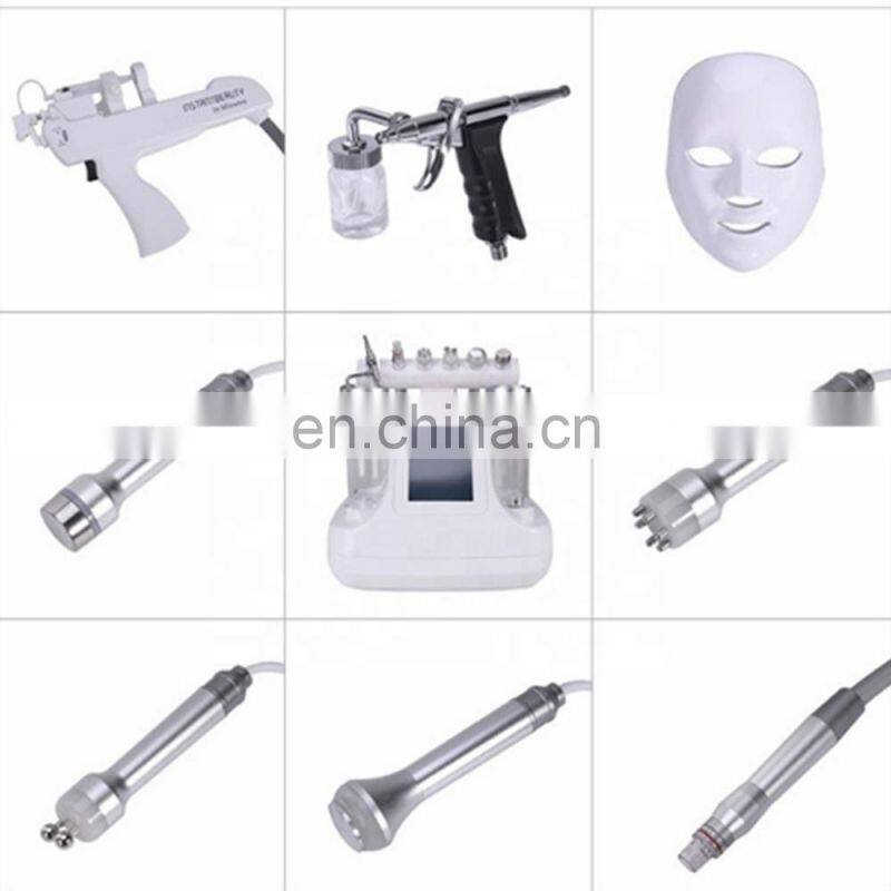 Multifunctional 9 In 1 Oxygen Aqua Facial Machine Deep Skin Cleansing /9 In 1 Small Bubble Machine
