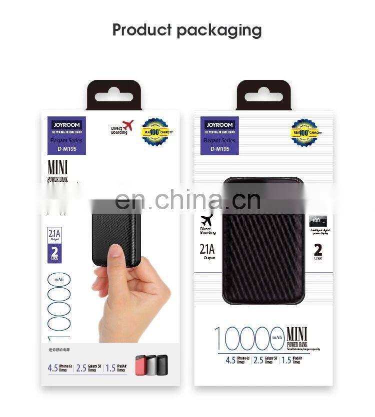 joyroom led 10000mah smart powerbank 10000 mah