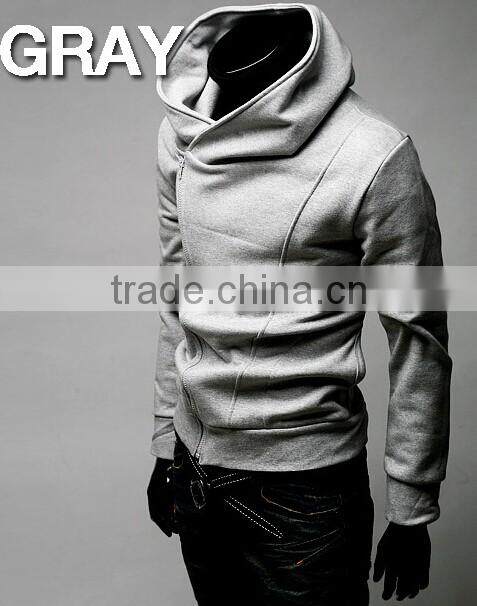 Zipper design factory price hot sale hoddies and sweatshirts for men