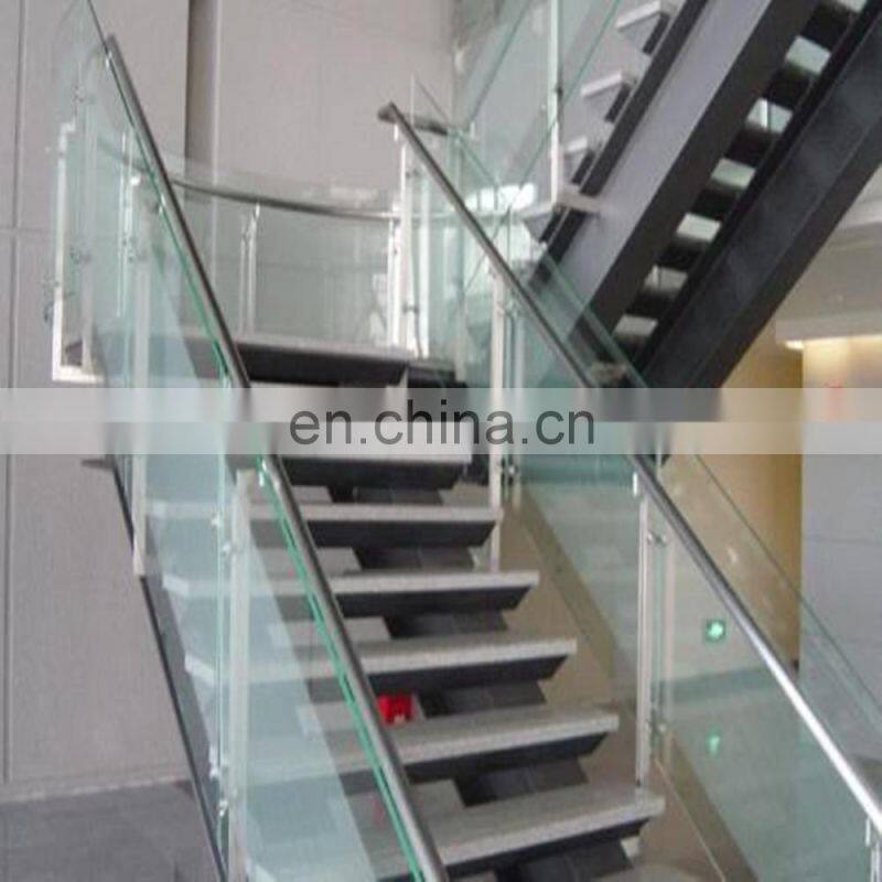 indoor upstairs glass railing glass