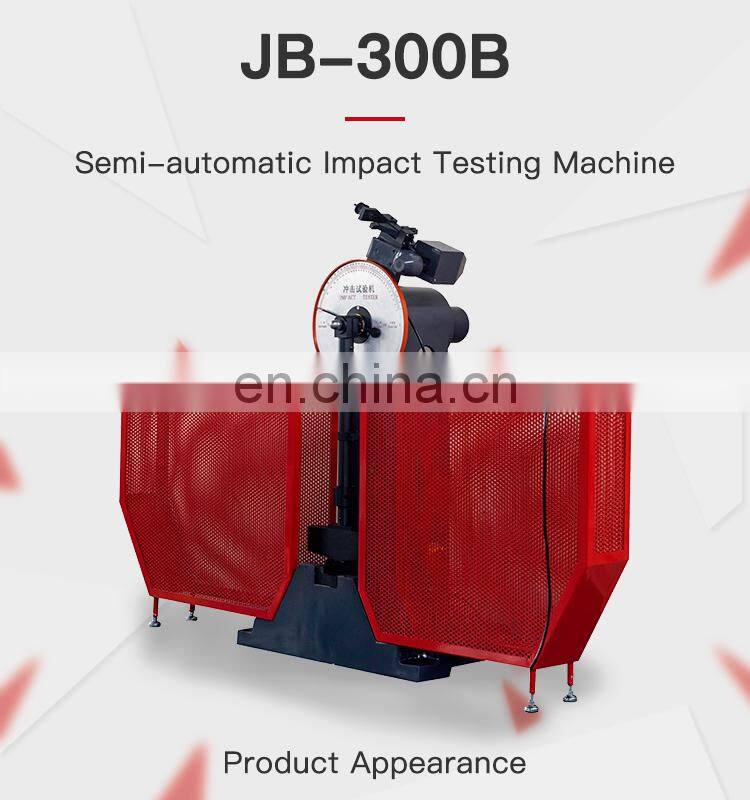 Wholesales Pendulum Impact Testing Machine from Trustable Factory with 300J