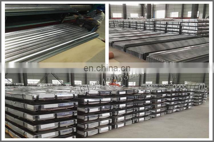 standard size of galvanized corrugated gi roofing sheet