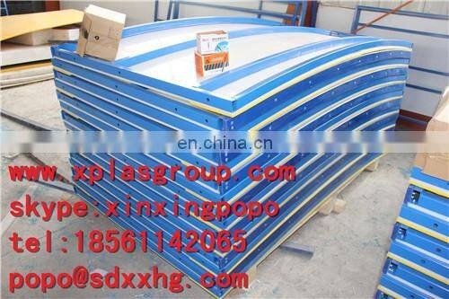 Portable indoor / outdoor polyethylene soccer wall / PE Hockey dasher board