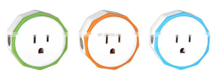 CE.FCC.ROHS Smart US Plug WiFi Outlet Works With Alexa Remote Control Socket Smartphone APP