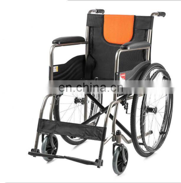 2021 New home full steel tube reinforced collapsible manual wheelchair