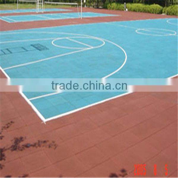 square rubber floor/colorful rubber floor
