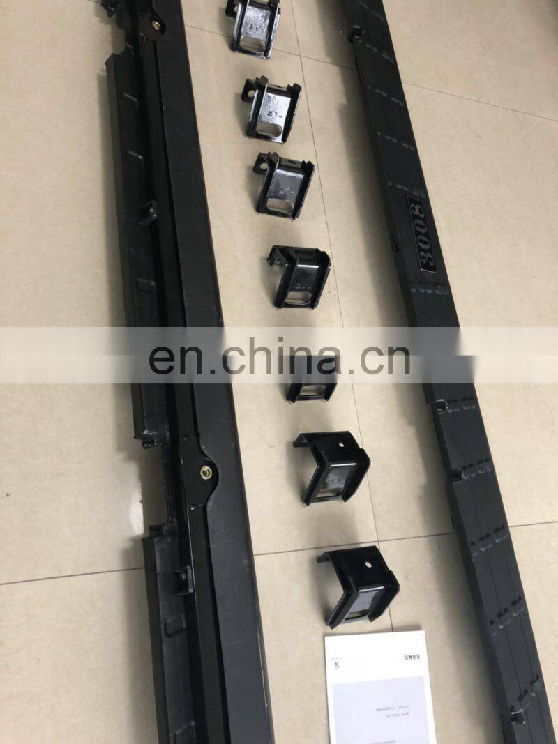 4X4 ALUMINUM ALLOY SIDE STEP BAR OEM aluminum running board SUV side step for car FOR 2017 Peugeot 3008 4008