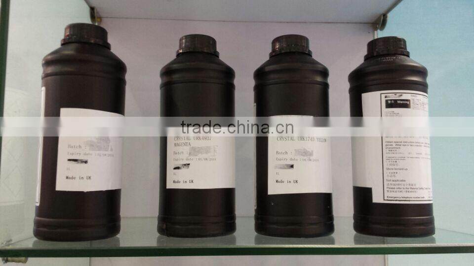 High quality Sunjet UV curable Ink with Konica/SPT printhead