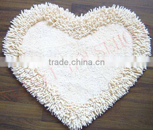 heart shaped bath mats chenille mats and rugs