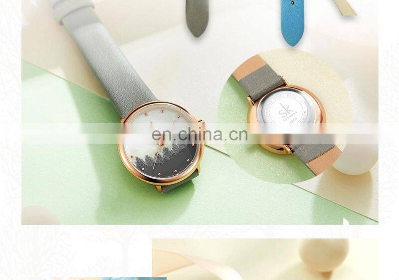 SHENGKE Lady Quartz Watch K9021 Wrist Fashion Women Digital Watches Women Custom Logo Watches For Girls Women