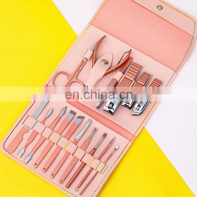 Manicure Set Professional Nail Clippers Kit Pedicure Care Tools- Stainless Steel Women Manicure & Pedicure Set