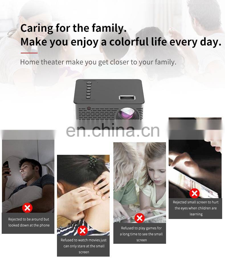 2020 newest products mini projector Home Theater Multimedia USB/TF new hot smart led pocket UC26